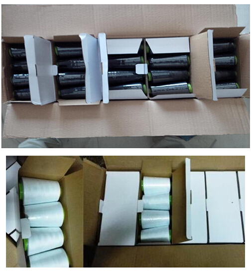 东南亚客户定制100g净重40s/2缝纫线